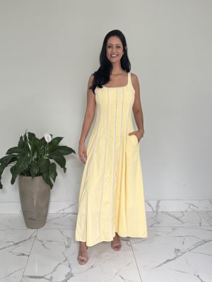 vestido melinda bege