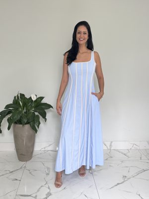 vestido melinda azul