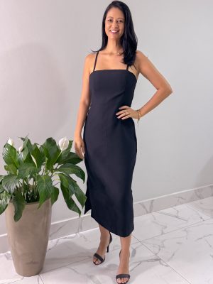 vestido brenda vinho